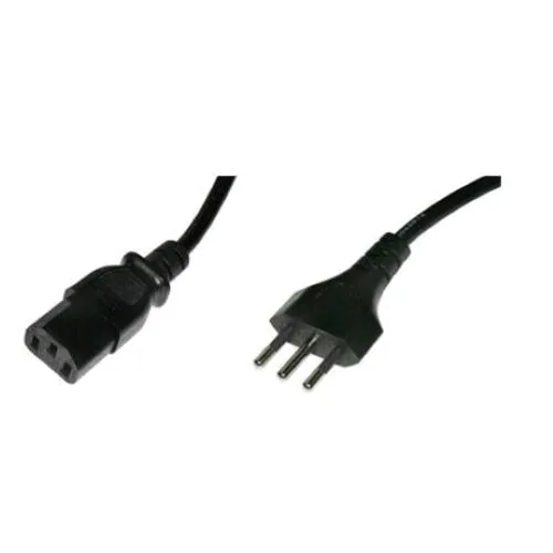 Nilox Cavo Alimentazione da Cei 23-16/Vii (Italiana - 10A/250V) Maschio a Iec C13 Femmina 1.8 m Nero