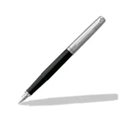Parker Jotter Originals Penna Stilografica Punta Media Inchiostro Nero e Blu Fusto Nero