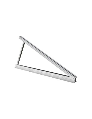 Kit cavalletto inclinazione fissa 25° ipotenusa 1300mm per modulo in orizzontale - KVN1300-25
