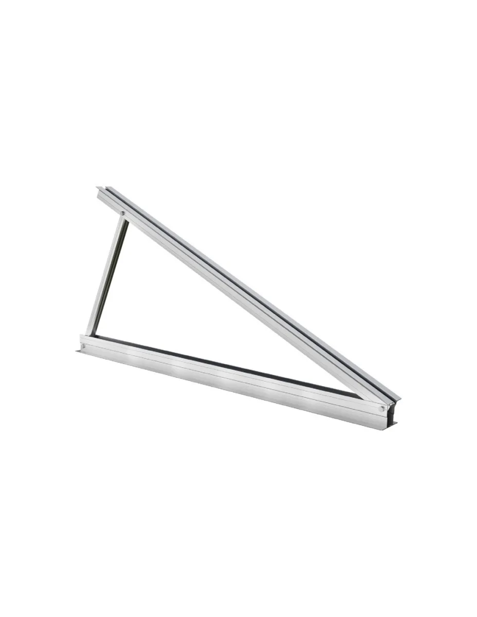 Kit cavalletto inclinazione fissa 25° ipotenusa 1300mm per modulo in orizzontale - KVN1300-25