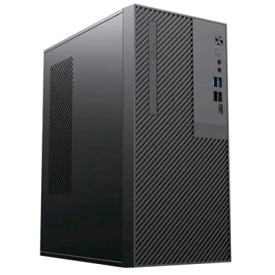 ITEK Pilot Z15 Case Micro ATX Mini Tower 1 Ventola Installata 80mm Black