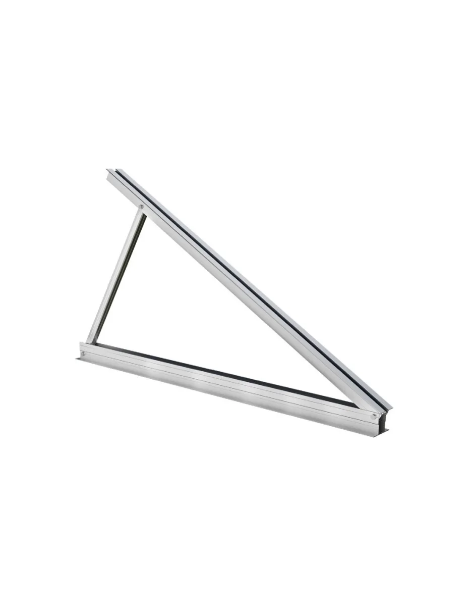Kit cavalletto inclinazione fissa 30° ipotenusa 1300mm per modulo in orizzontale - KVN1300-30