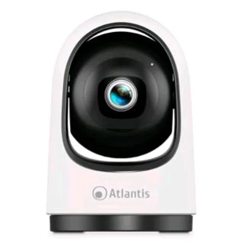 Atlantis Land Atlantis A14-SC915 2MP Videocamera Wi-Fi 2MPX Motorizzata Controllabile da Remoto Day & Night Audio a Due Vie Compatibile con Google ed Alexa Bianco
