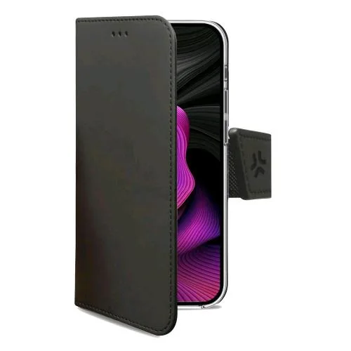 Celly Apple iPHONE 15 Plus Custodia Wally in Similpelle Black