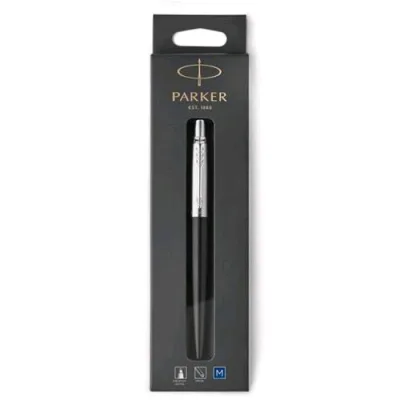 Parker Jotter Penna a Sfera Inchiostro Blu Punta Media Conf. Blister Colore Silver/Black
