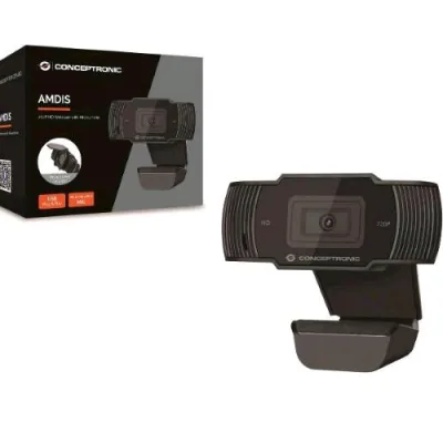 Conceptronic Webcam USB con Microfono 1080X720 HD