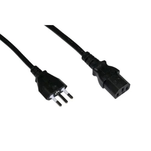 Nilox Cavo Alimentazione Spina Tripolare 10A 1 m Nero