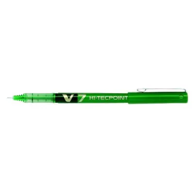Pilot V7 Hi-Tecpoint Penna Roller Punta 0.7 mm Colore Verde Conf. 12 Pz.