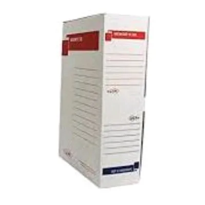 Sei Rota Memory x 100 Scatola in Cartone Riciclato 360X260 mm A4 Dorso 100 mm Bianco