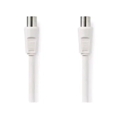 Nilox Cavo Antenna Coassiale Connettore Iec 169-2 Maschio-Femmina 5 m Bianco