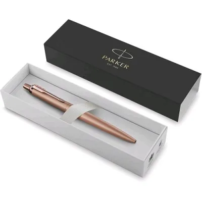 Parker Jotter Penna a Sfera XL Monocrom Gold Pink PGT Punta M Inchiostro Blu Confezione Regalo