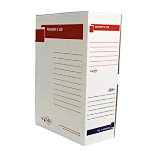 Sei Rota Memory x 120 Scatola in Cartone Riciclato 360X260 mm A4 Dorso 120 mm Bianco