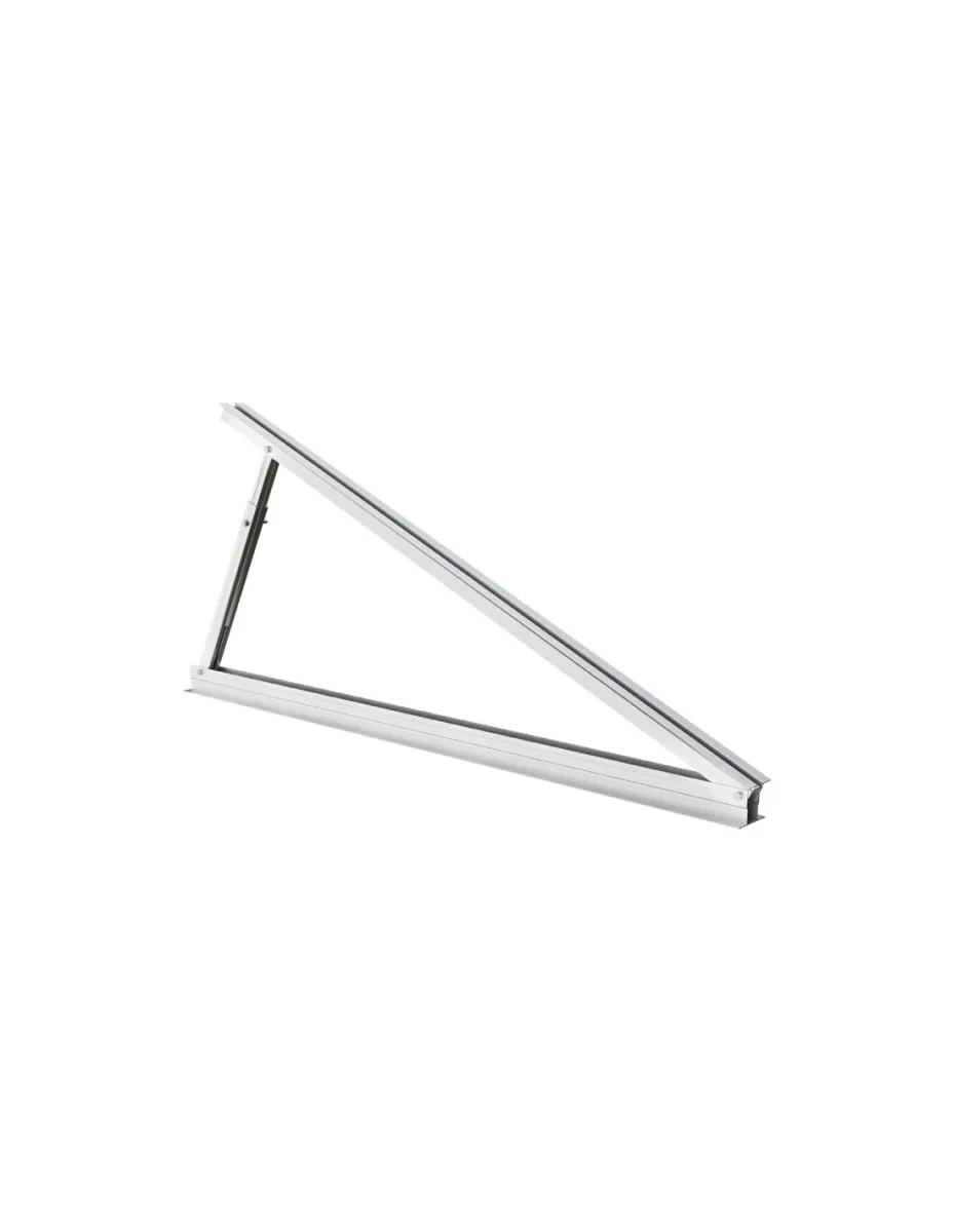 Kit cavalletto inclinazione regolabile 25°-30°-35° ipotenusa 1500mm per modulo in orizzontale - KPR2-1500
