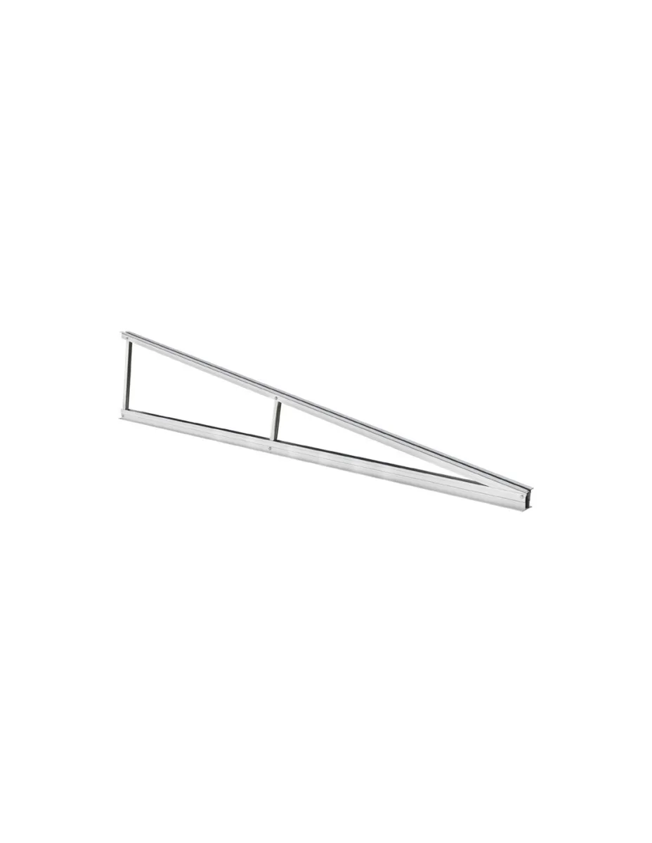 Kit cavalletto inclinazione fissa 10° ipotenusa 2850mm per doppio modulo in orizzontale - KVN2850-10