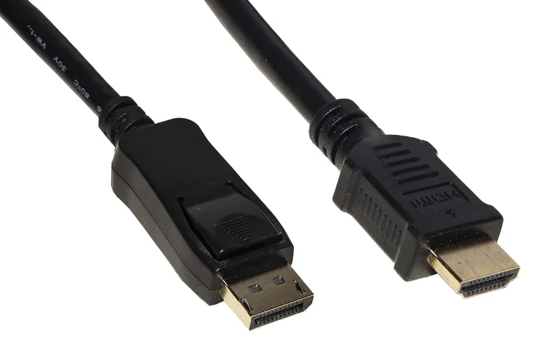 Nilox Cavo da Displayport 1.2 Maschio a HDMI 1.4 4K Maschio 1.8 m Nero