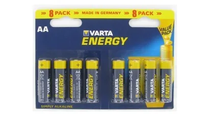 BATTERIA STILO AA LR06 ENERGY 1,5V MEGAPACK 8PZ