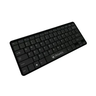 Atlantis Land Atlantis Argo Tastiera Ultraslim 78 Tasti USB Nero