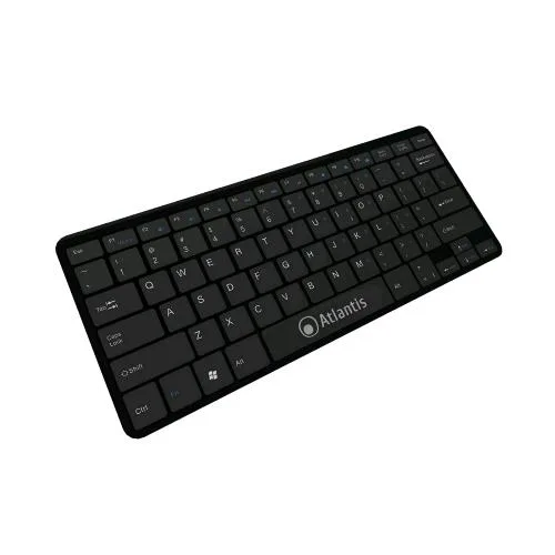 Atlantis Land Atlantis Argo Tastiera Ultraslim 78 Tasti USB Nero