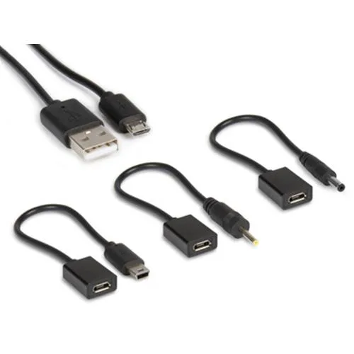 Hamlet XPW12MOB Caricabatterie da Auto Uscita USB + 4 Connettori Alimentazione 2.000MA Colore Nero Garanzia Italia