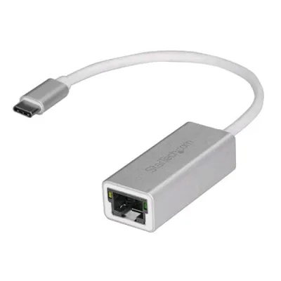 Startech Adattatore di Rete USB-C a RJ45 Gigabit Ethernet Gbe Argento