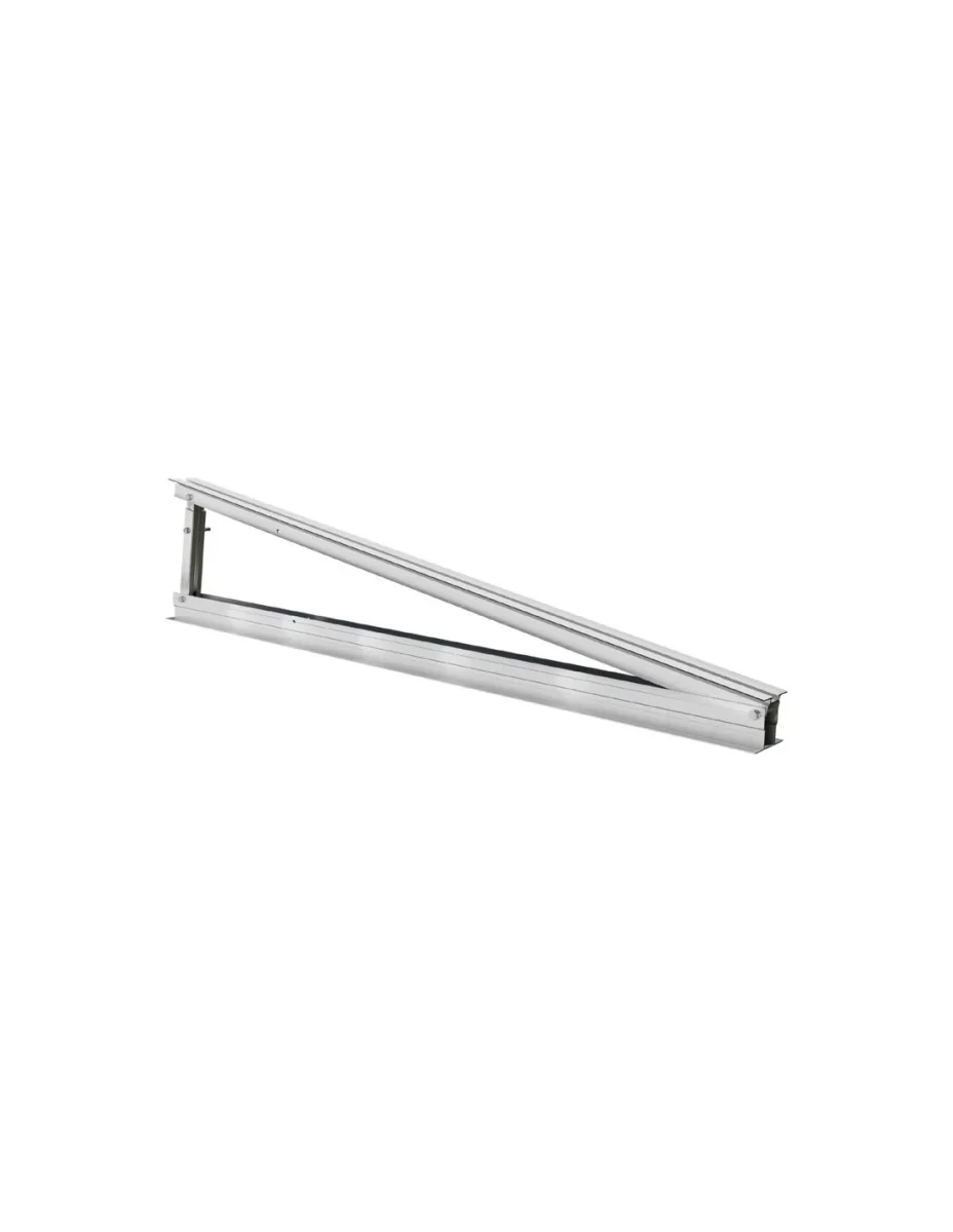 Kit cavalletto inclinazione regolabile 10°-15°-20° ipotenusa 1300mm per modulo in orizzontale - KPR1-1300