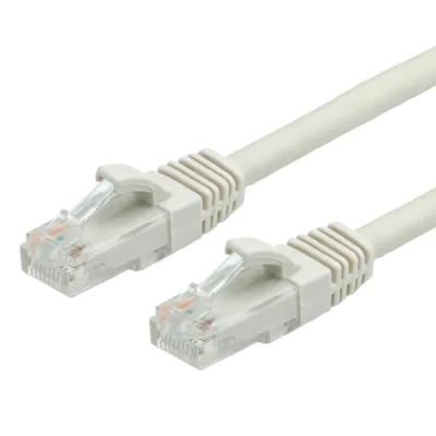 CAVO RETE UTP CAT.6 0,5MT LSOH GRIGIO HALOGEN FREE NO SCHERMATO