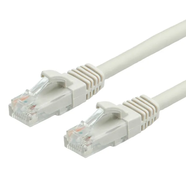 CAVO RETE UTP CAT.6 0,5MT LSOH GRIGIO HALOGEN FREE NO SCHERMATO