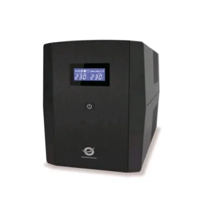 Conceptronic ZEUS08E UPS 900W 1500VA 1XUSB 6 Prese AC Accoppiatore C13 Black