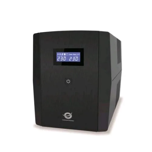 Conceptronic ZEUS08E UPS 900W 1500VA 1XUSB 6 Prese AC Accoppiatore C13 Black