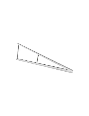 Kit cavalletto inclinazione fissa 15° ipotenusa 2850mm per doppio modulo in orizzontale - KVN2850-15