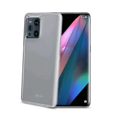 Celly Oppo Find X3 Pro 5G Cover in Tpu Anti-Shock Trasparente