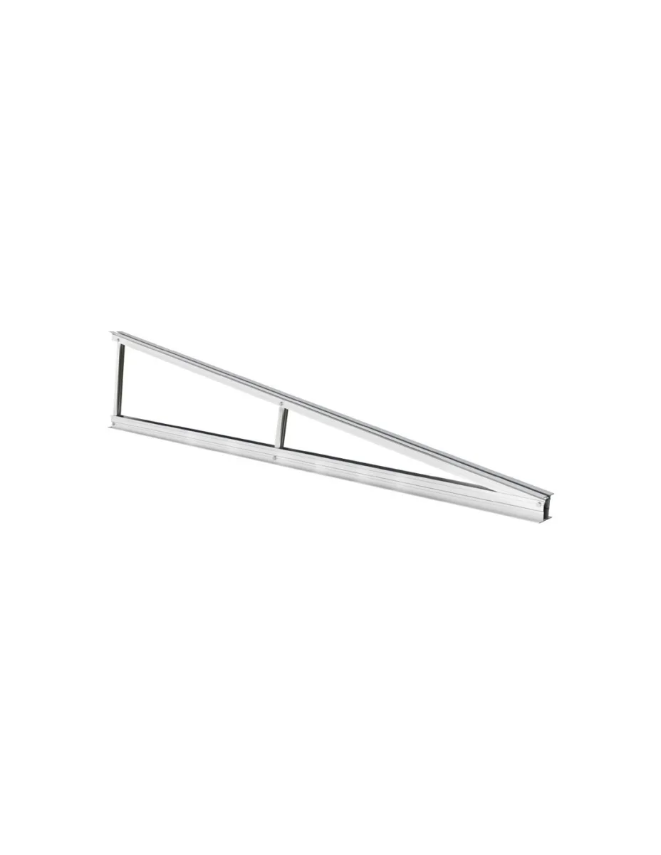 Kit cavalletto inclinazione fissa 10° ipotenusa 2400mm per doppio modulo in orizzontale - KVN2400-10