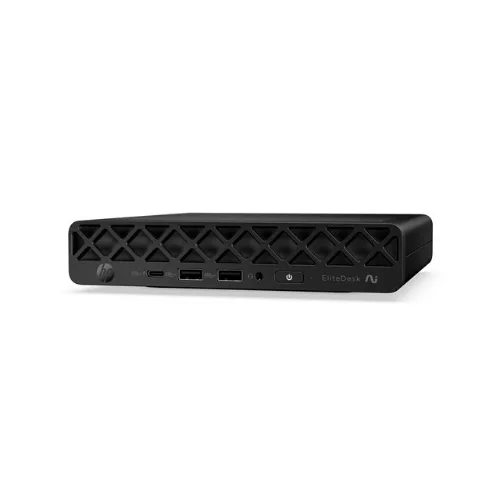 HP Elitedesk 8 G2I Next Gen Copilot+ PC ai Mini PC Intel Core Ultra 7 365H vPRO RAM 16GB-SSD 512GB NVMe-Intel Graphics-Wi-Fi 7 + Gigabit LAN-Tastiera Mouse-Win 11 Prof Nero (E07KVAT#ABZ)