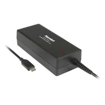 Hamlet XPWNB065PD Alimentatore Universale Notebook USB-C 3.0 65W Cavo 1.2 m Nero