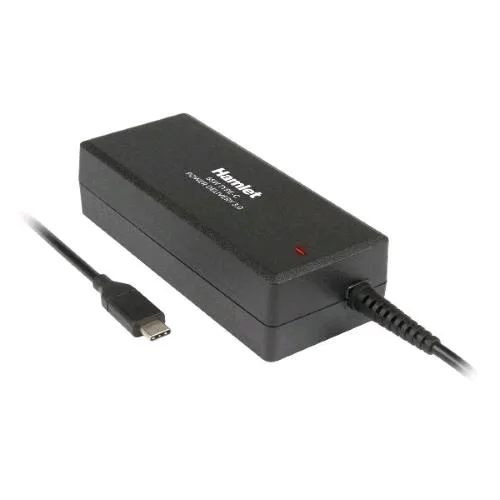 Hamlet XPWNB065PD Alimentatore Universale Notebook USB-C 3.0 65W Cavo 1.2 m Nero