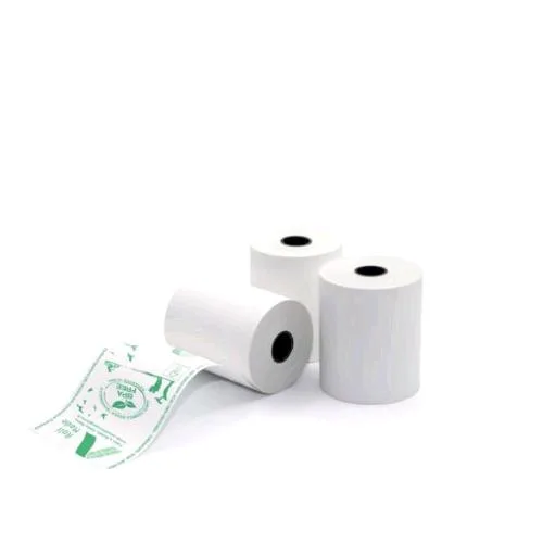 Rotolificio Pugliese Rotolificio Puglese Rotolo in Carta Termica per Cassa Omologato 79 mm x 75 m Anima 12 mm Bianco Conf 10 Pz.