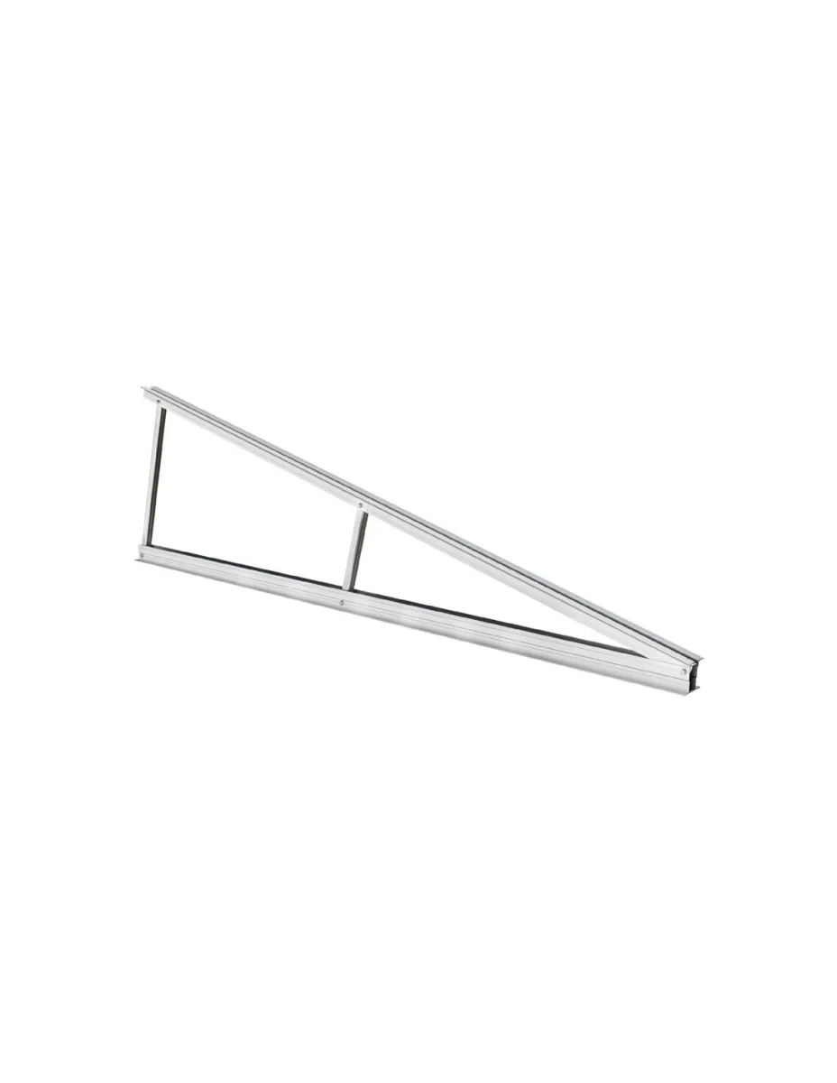 Kit cavalletto inclinazione fissa 15° ipotenusa 2400mm per doppio modulo in orizzontale - KVN2400-15
