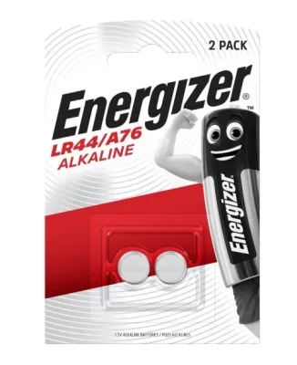 Energizer LR44/A76 Batterie a Bottone Alkaline 1.5 V 175mAh in Blister Conf 2 Pz.