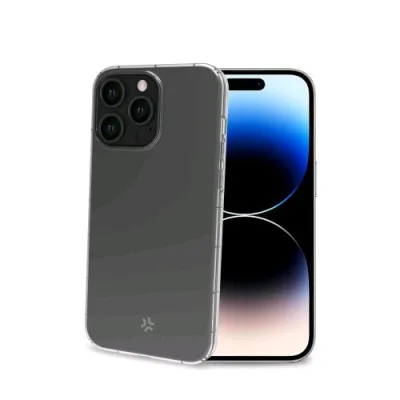 Celly Apple iPHONE 15 Pro Cover in Tpu + Policarbonato Trasparente