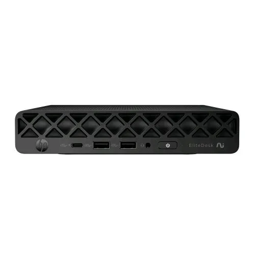 HP Elitedesk 8 Mini G1A Next Gen ai Copilot+ Mini PC AMD Ryzen ai 7 350 RAM 16GB-SSD 512GB NVMe-AMD Radeon Graphics 860M-Wi-Fi 7 + Gigabit LAN- Tastiera e Mouse-Win 11 Prof Nero (C61QNAT#ABZ)