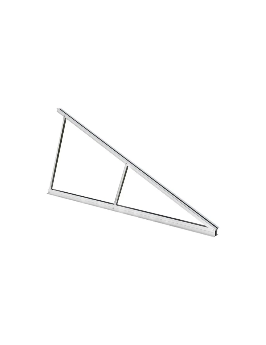 Kit cavalletto inclinazione fissa 20° ipotenusa 2400mm per doppio modulo in orizzontale - KVN2400-20