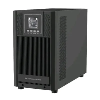 Conceptronic ZEUS52ES3K UPS 3000VA 2700W Online Tower - Hid USB, Porta Epo, 4 x Schuko, 1 x Seriale RS232 Nero
