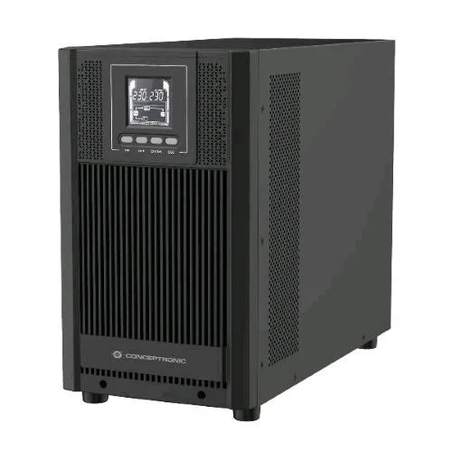 Conceptronic ZEUS52ES3K UPS 3000VA 2700W Online Tower - Hid USB, Porta Epo, 4 x Schuko, 1 x Seriale RS232 Nero