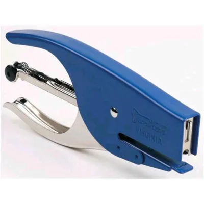 Iternet 0106B Cucitrice Virginia a Pinza Caricamento Posteriore 15 Fogli Tipo Punti Serie 64748 mm Blu