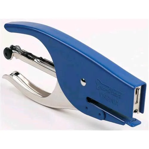 Iternet 0106B Cucitrice Virginia a Pinza Caricamento Posteriore 15 Fogli Tipo Punti Serie 64748 mm Blu