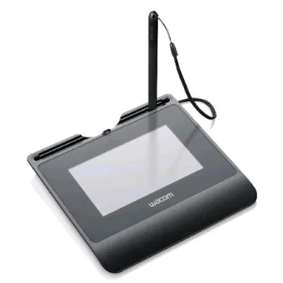 Wacom Signature STU540 + Sign Pro Set con Pad LCD Riflessivo a Colori da 5" e Sign Pro PDF per Windows Acquisizione in Tempo Reale di Firme Elettroniche Grafometriche con Penna Senza Filo Nero