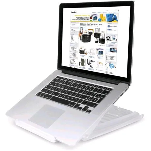 Hamlet XTMS100TS Supporto Notebook Trasparente
