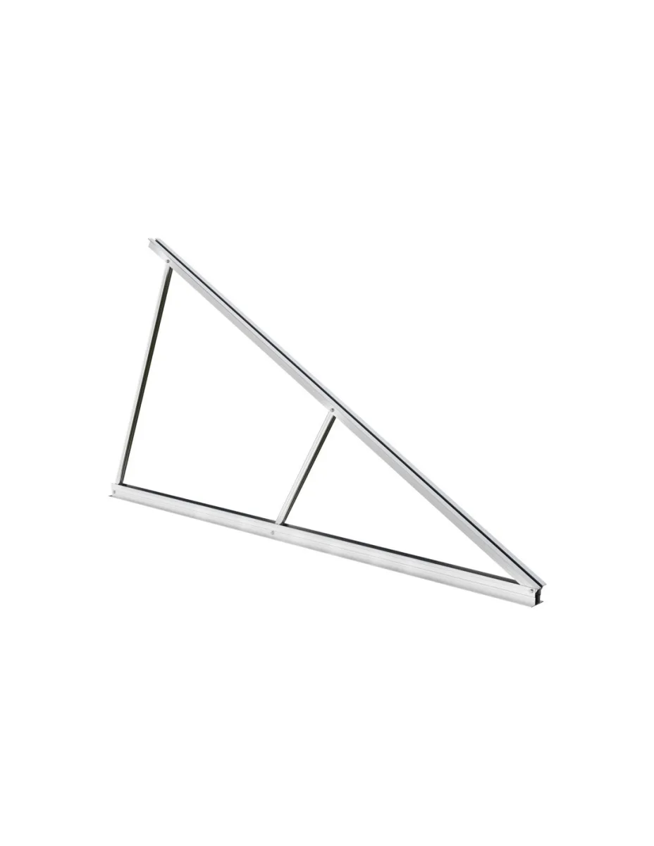 Kit cavalletto inclinazione fissa 30° ipotenusa 2400mm per doppio modulo in orizzontale - KVN2400-30