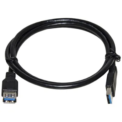CAVO USB 3.0 A-A 1MT M/F BK PROLUNGA IN RAME
