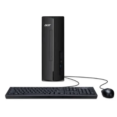 ACER Aspire XC-1725_BARR SFF AMD Ryzen 5 7430U RAM 8GB-SSD 512GB NVMe-AMD Radeon Graphics-Wi-Fi 6E + Gigabit LAN-Tastiera Copilot Mouse-Win 11 Home Nero (DT.BV9ET.003)